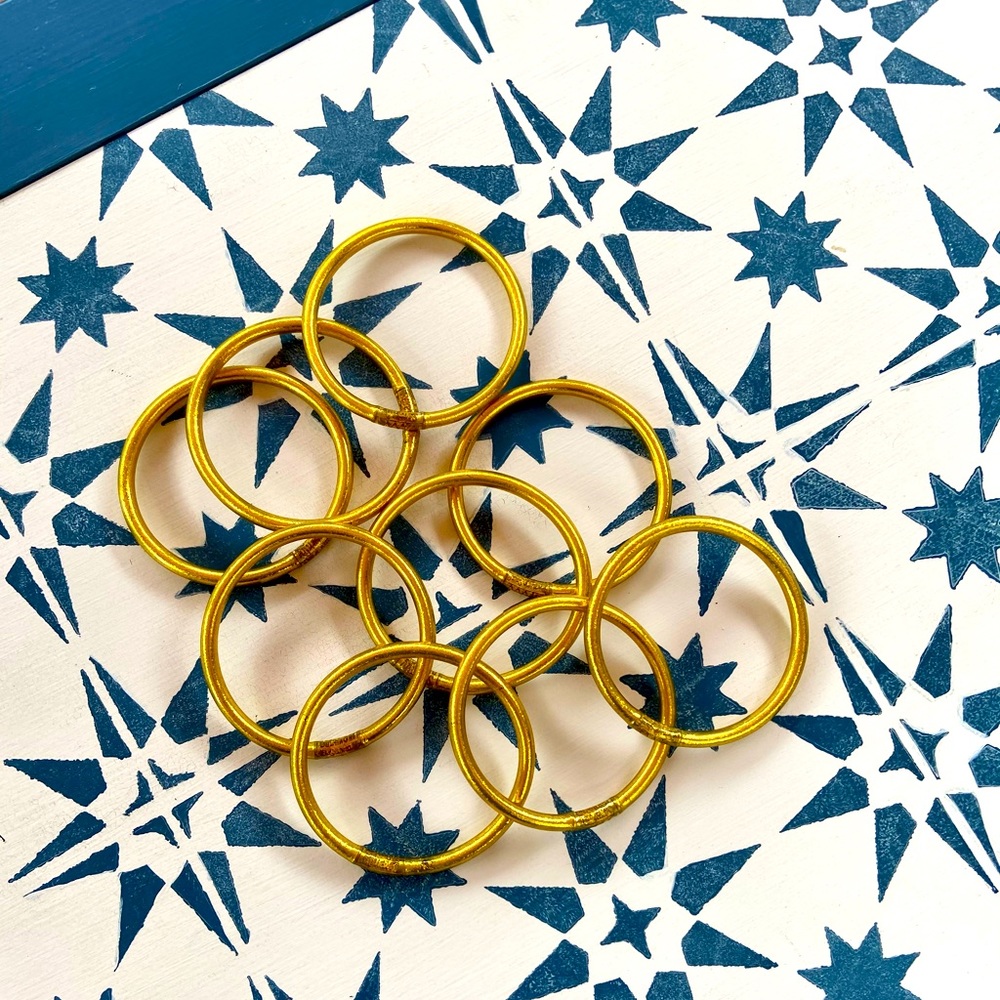 Gold Budha Girl bangles
